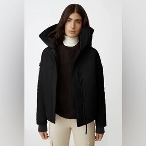 Canada Goose EVERLEIGH BOMBER PERFORMANCE SATIN - BLACK|XL